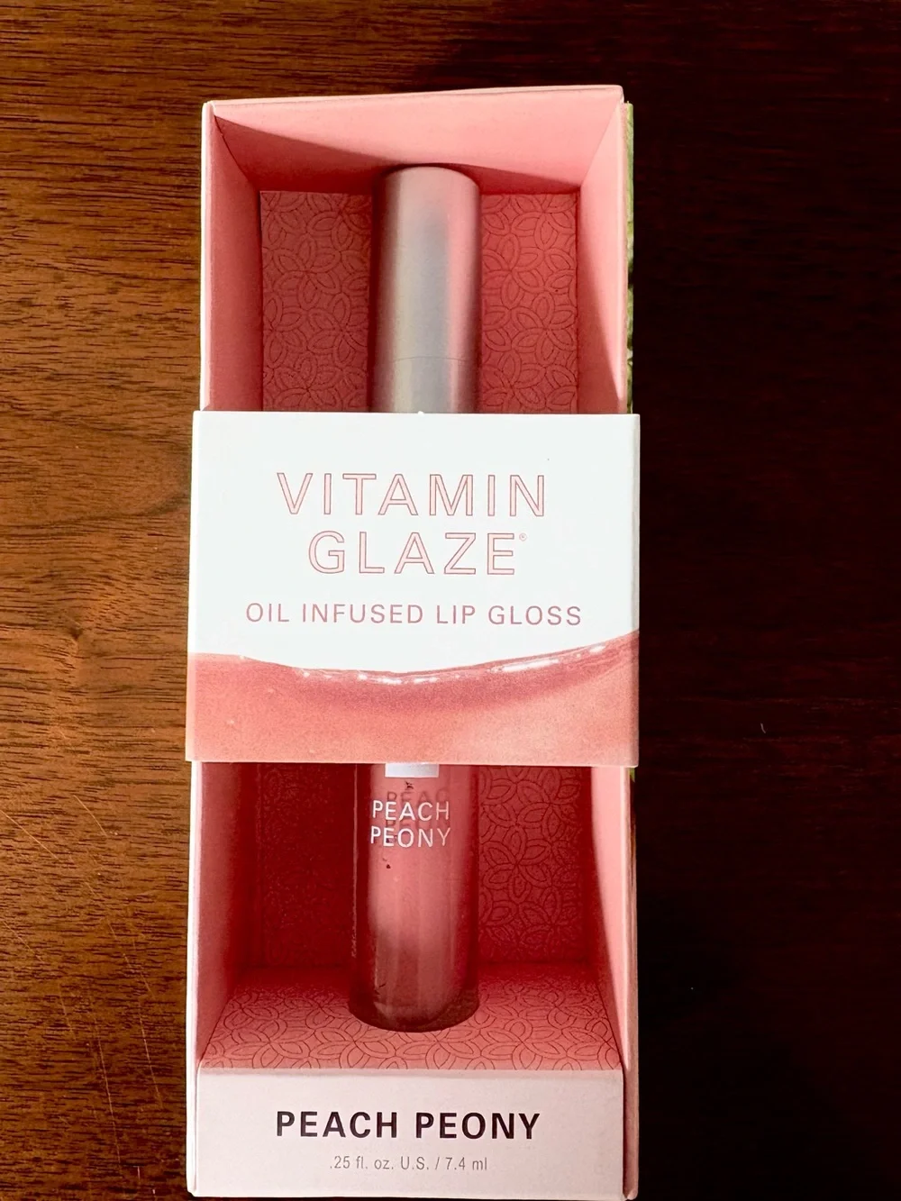 Farmhouse Fresh Peach Peony  Oil-Infused Lip Gloss - Peach  Shine NEW in Box!